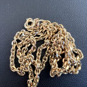 Alternative view of 14k 7.4g Oval Link Chain 16”
