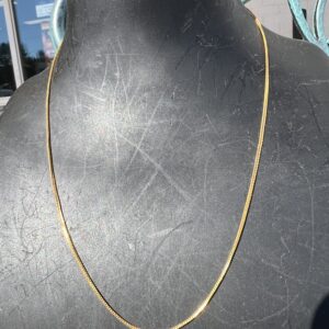 22k 2.9g Gold Franco Small Chain 15”