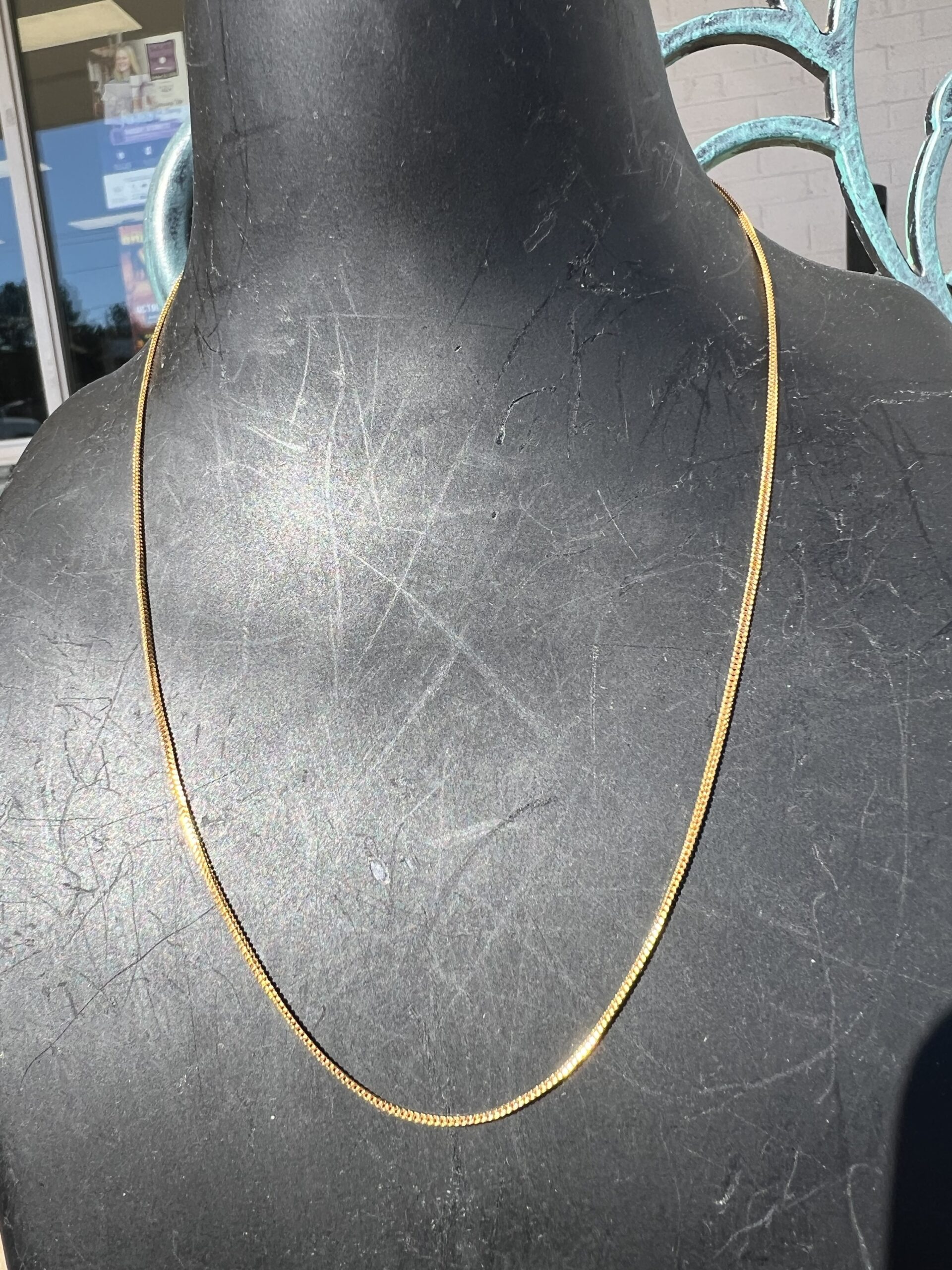 22k 2.9g Gold Franco Small Chain 15”