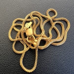 Alternative view of 22k 2.9g Gold Franco Small Chain 15”