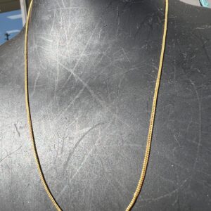 22k 2.7g Gold Franco Small Chain 16”
