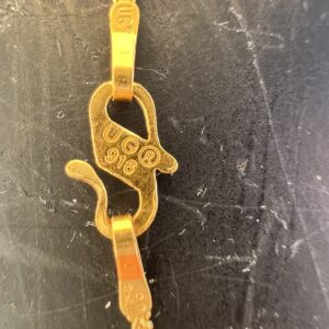 22k 2.7g Gold Franco Small Chain 16” - Image 4