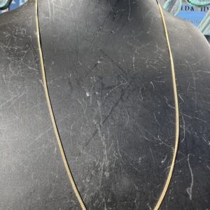 14k 1.8g Gold Cuban Small Chain 18” - Image 3
