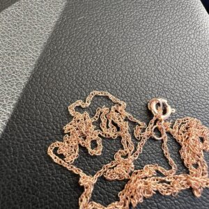 14k 0.5g Gold Link Chain 18” - Image 4