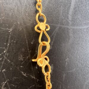 18k 4.8g Gold Chain 23” - Image 4