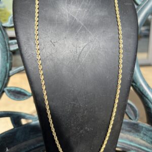10k 5.8g Gold Rope Chain 24”