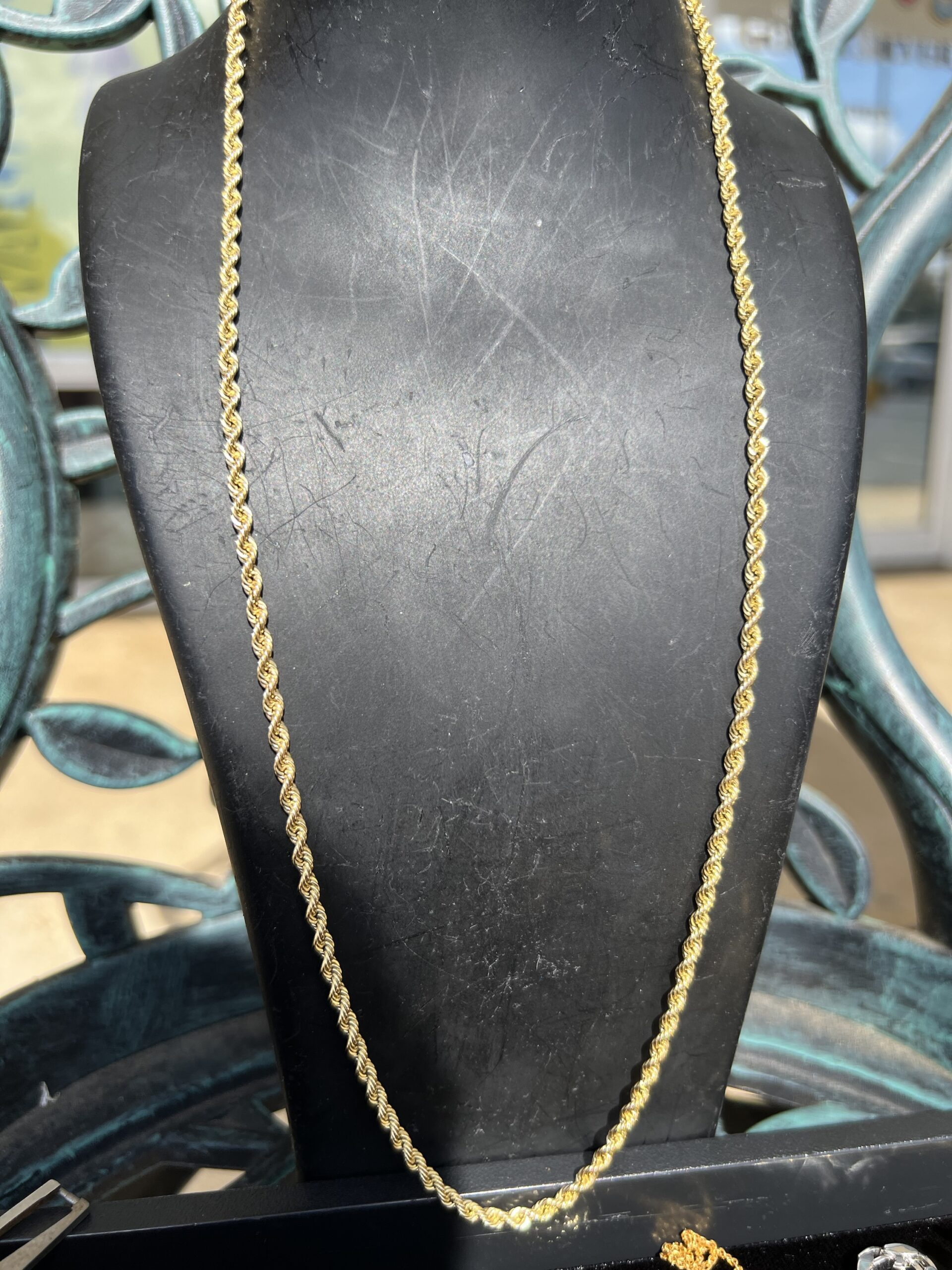 10k 5.8g Gold Rope Chain 24”