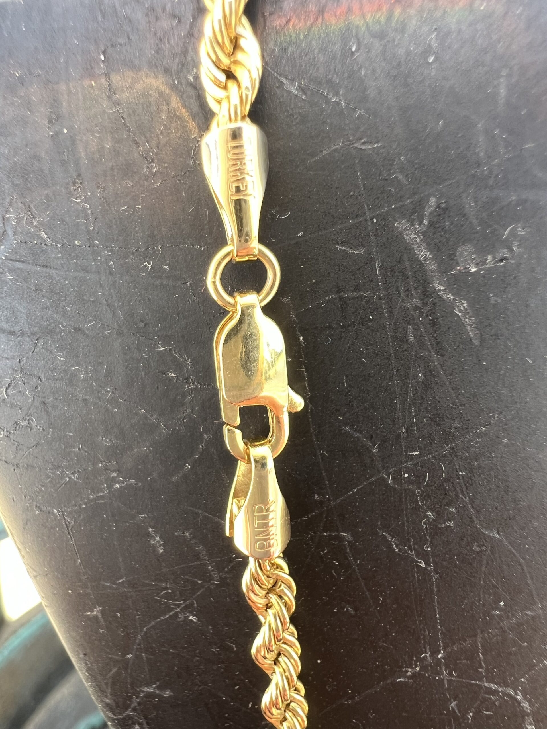 10k 5.8g Gold Rope Chain 24” - Image 4