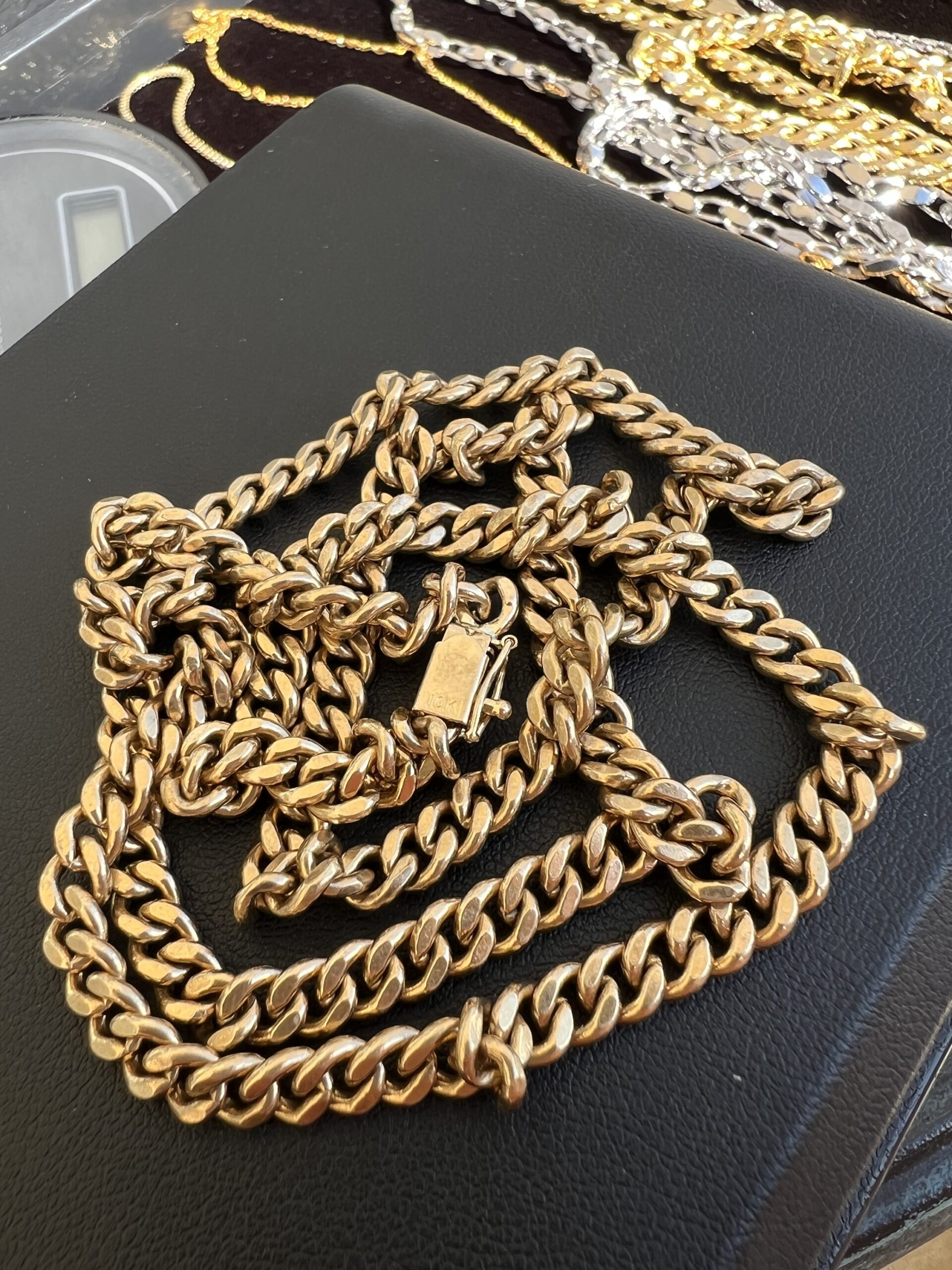 10k 31.9g Gold Cuban Link Chain 24” - Image 3